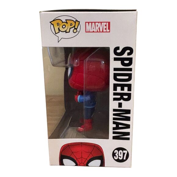 Funko POP! Marvel Spider-Man Ugly Christmas Sweater #397 Bobble-Head - In Box - Picture 4 of 6